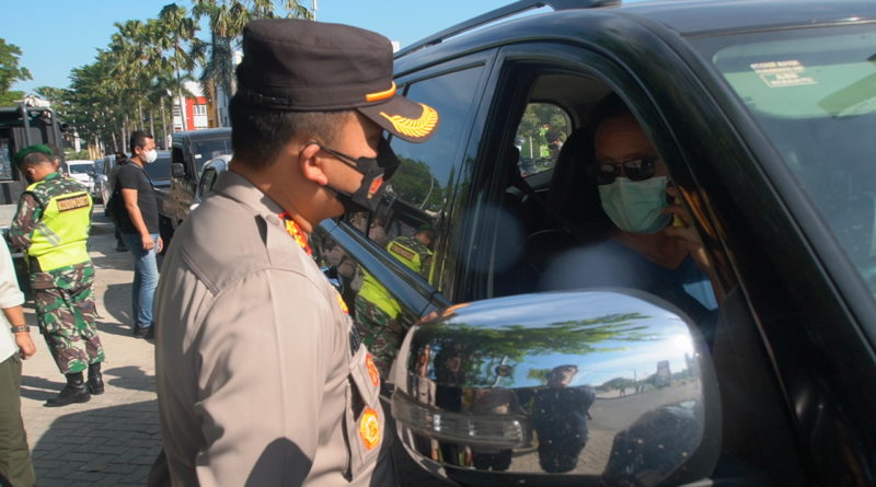 Ops Yustisi Gresik, Ratusan Kendaraan Dipaksa Putar Balik
