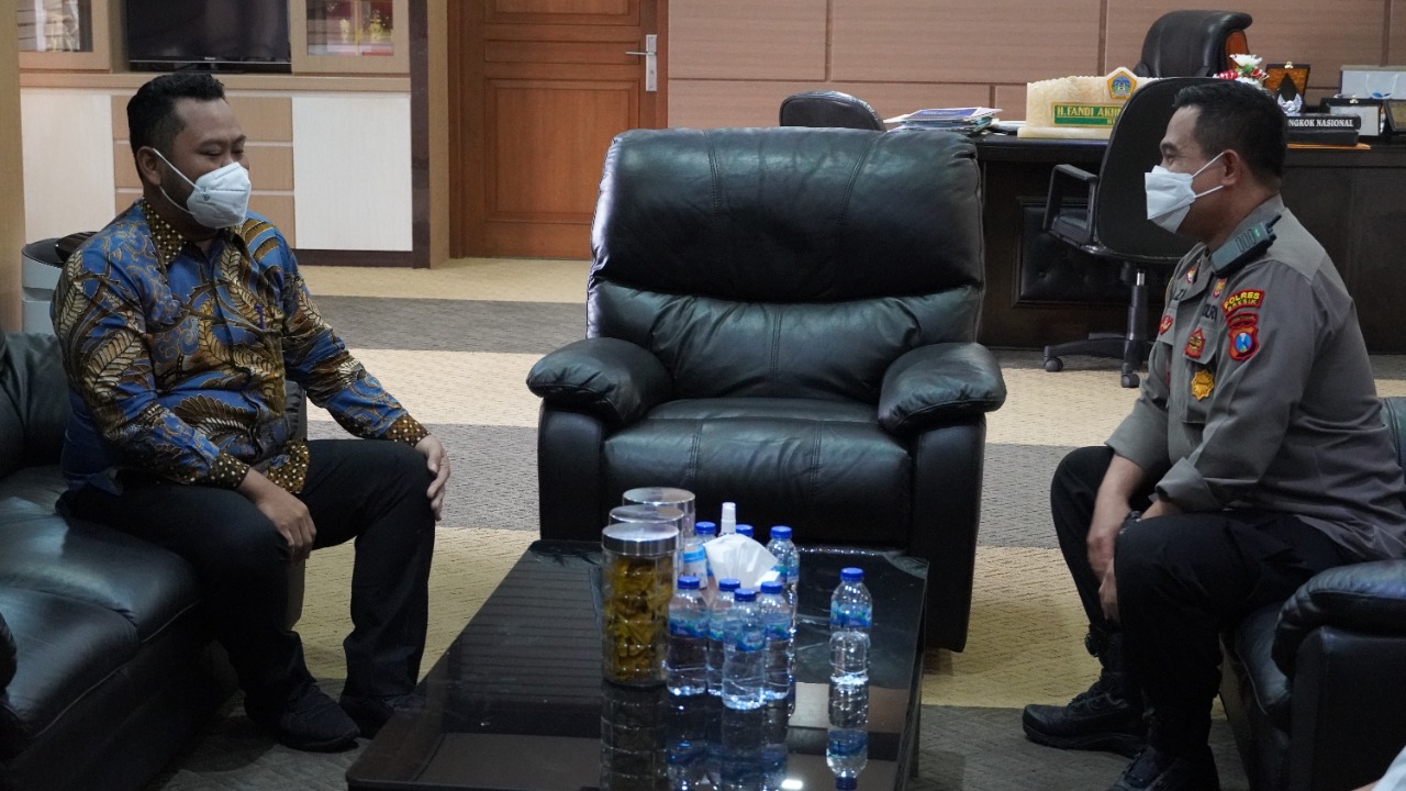 Bangun Sinergitas Kapolres Gresik Silaturahmi Forkopimda dan Tokoh Agama