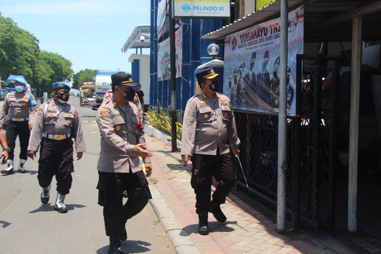Memastikan Kamtibmas Di Wilayah, Kapolres Gresik Kunker Ke Rayon Tengah