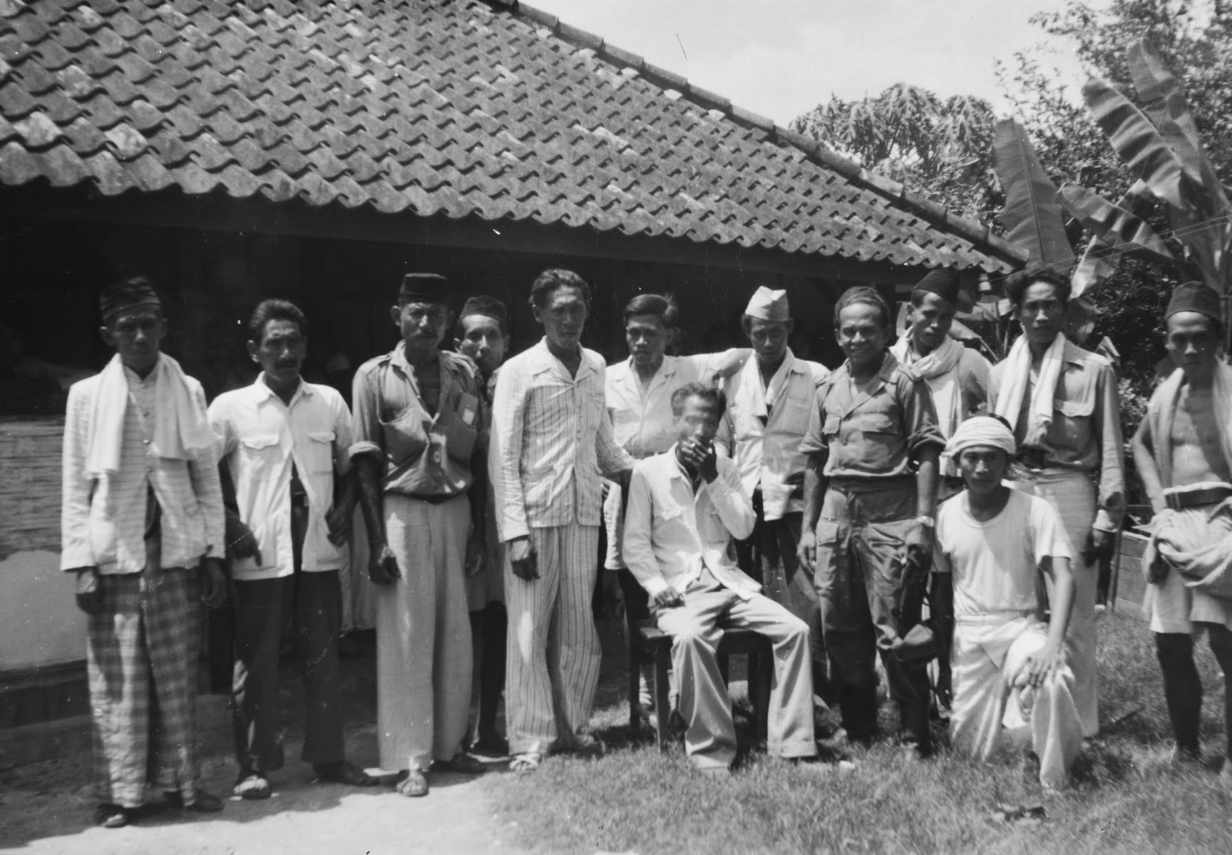 Kampung Manyar di Gresik tahun 1947. Sumber Foto : Nationaal Archief