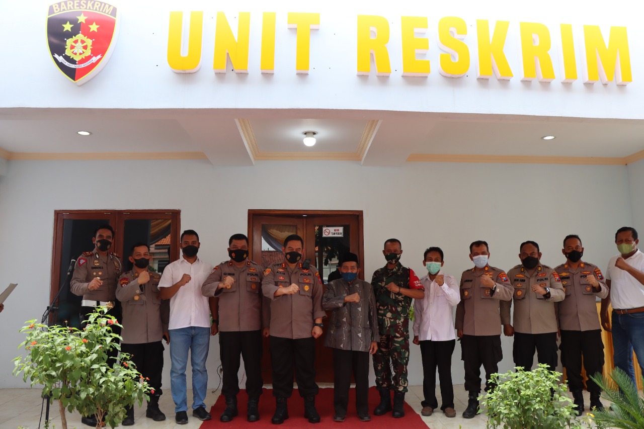Kapolres Gresik Resmikan Kantor Unit Reskrim Polsek Driyorejo Gresik