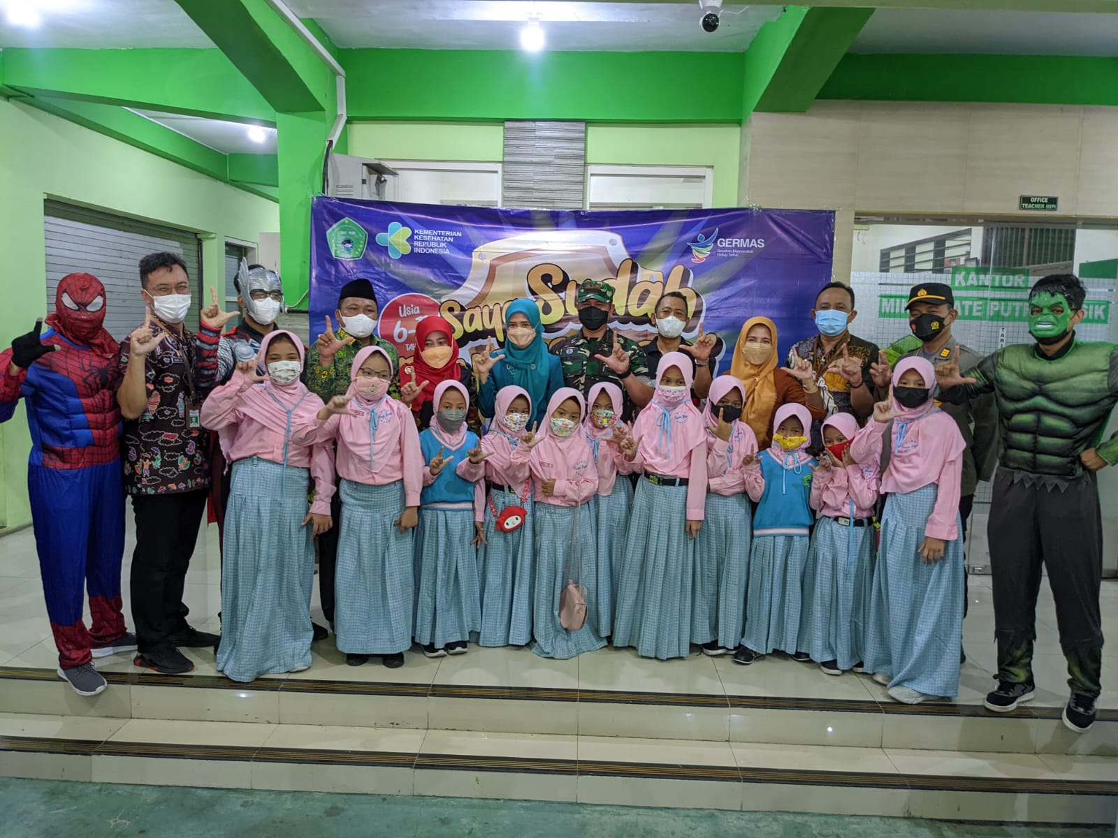 Hari Ini Vaksinasi Anak usia 6-11 tahun di Kabupaten Gresik