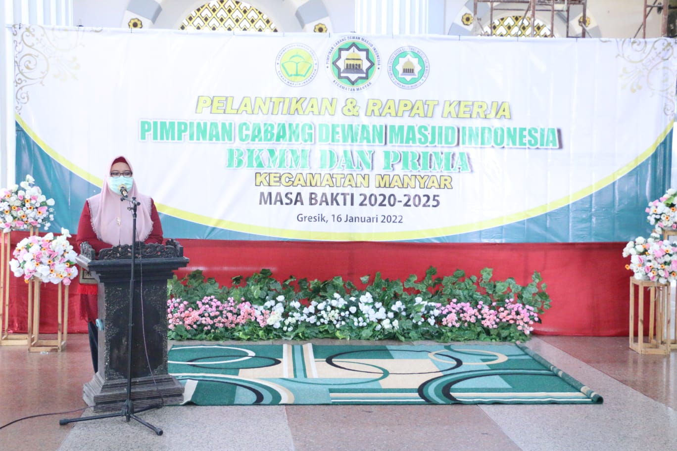 Pelantikan Ketua DMI Kecamatan Manyar Dihadiri Wabup Gresik Serta Forkopimcam