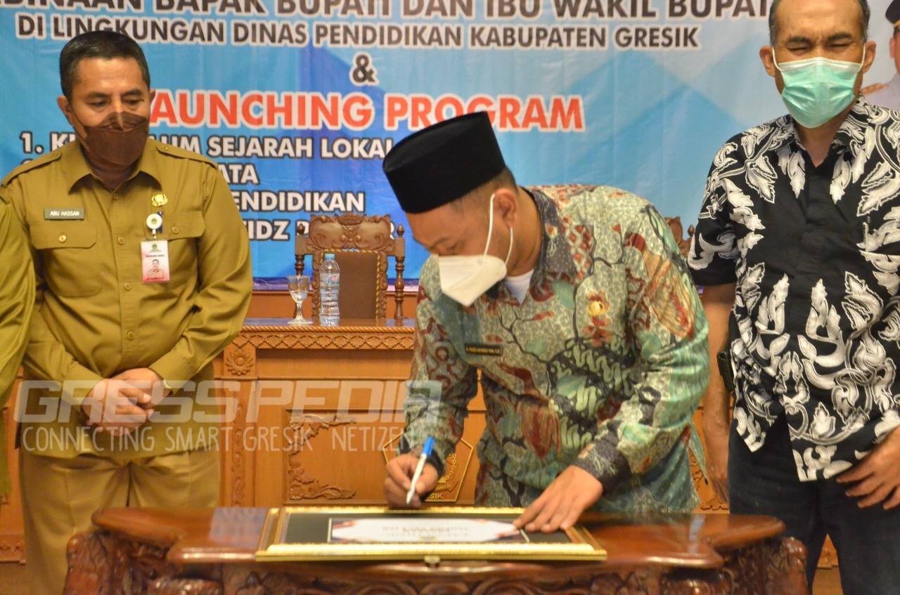 Bupati Gresik Launching Program Kurikulum Baru