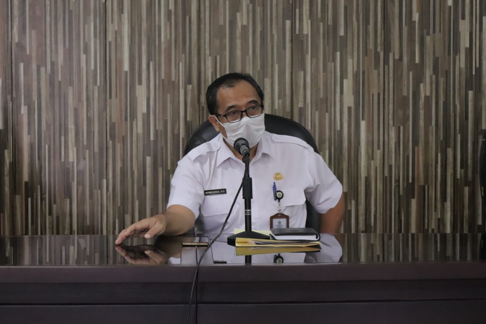 Ketua Satgas Covid-19 Kabupaten Gresik Ingatkan Batasan Dan Harapkan Masyarakat Tidak Tinggalkan Kebiasaan Hidup Sehat