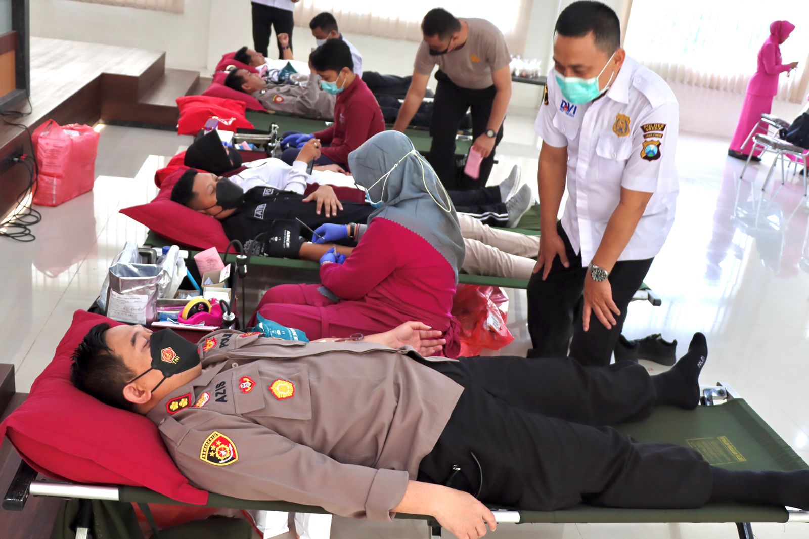 Polres Gresik Gelar Bhakti Sosial Donor Darah