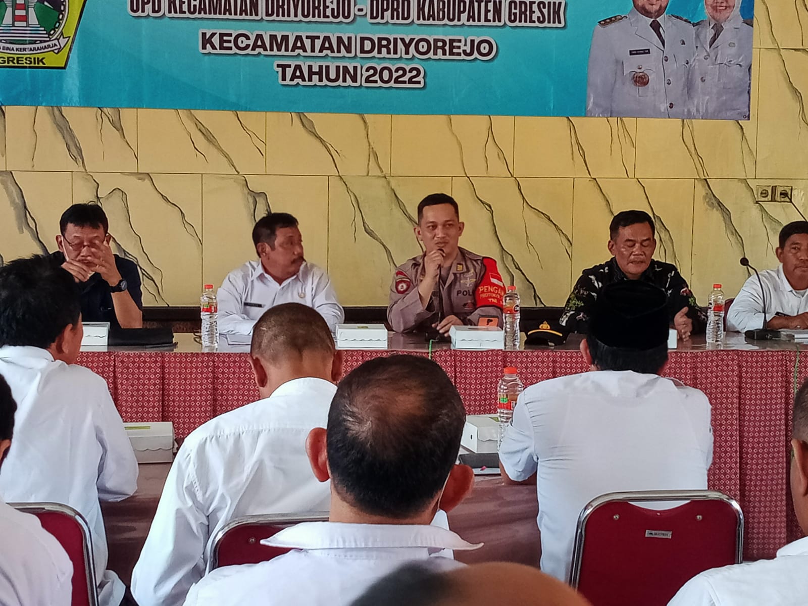 Hadiri FGD Driyorejo, AKP Herry Tampake Selipkan Pesan Kamtibmas