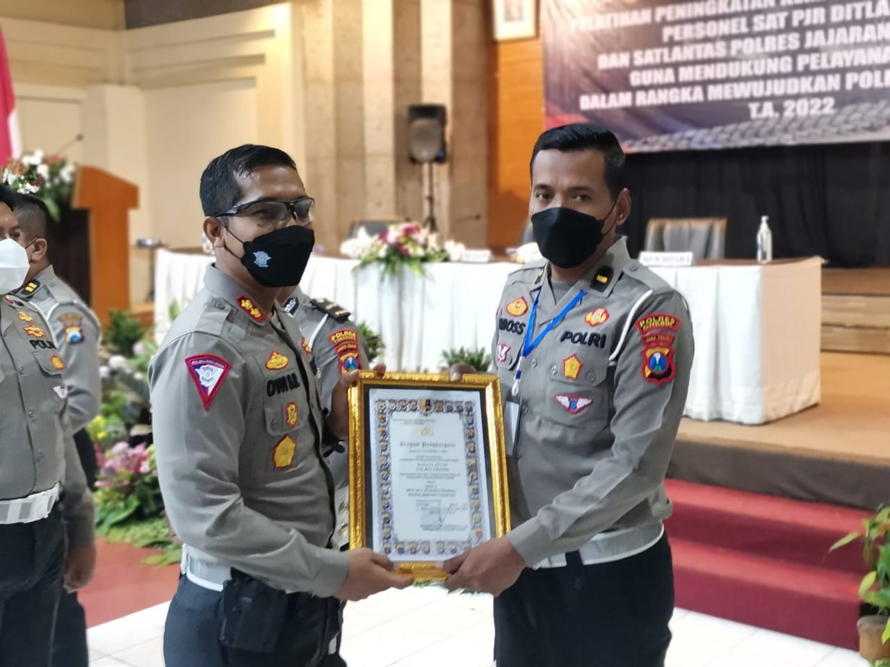 Satlantas Polres Gresik Raih Penghargaan
