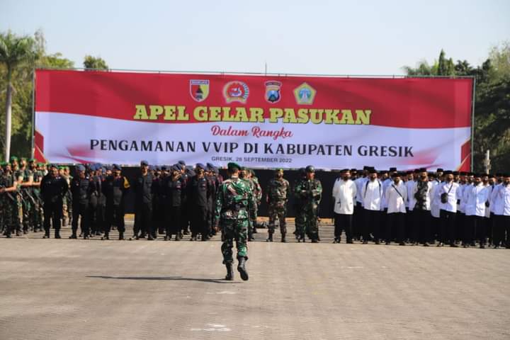 Apel Gelar Pasukan PAM VVIP Kesiapan Kunjungan Kerja Wapres RI