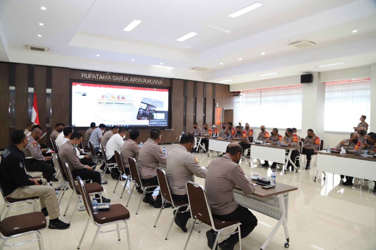 Polres Gresik Gelar Latpra Ops Sikat Semeru 2022, Curat dan Curanmor Jadi Atensi