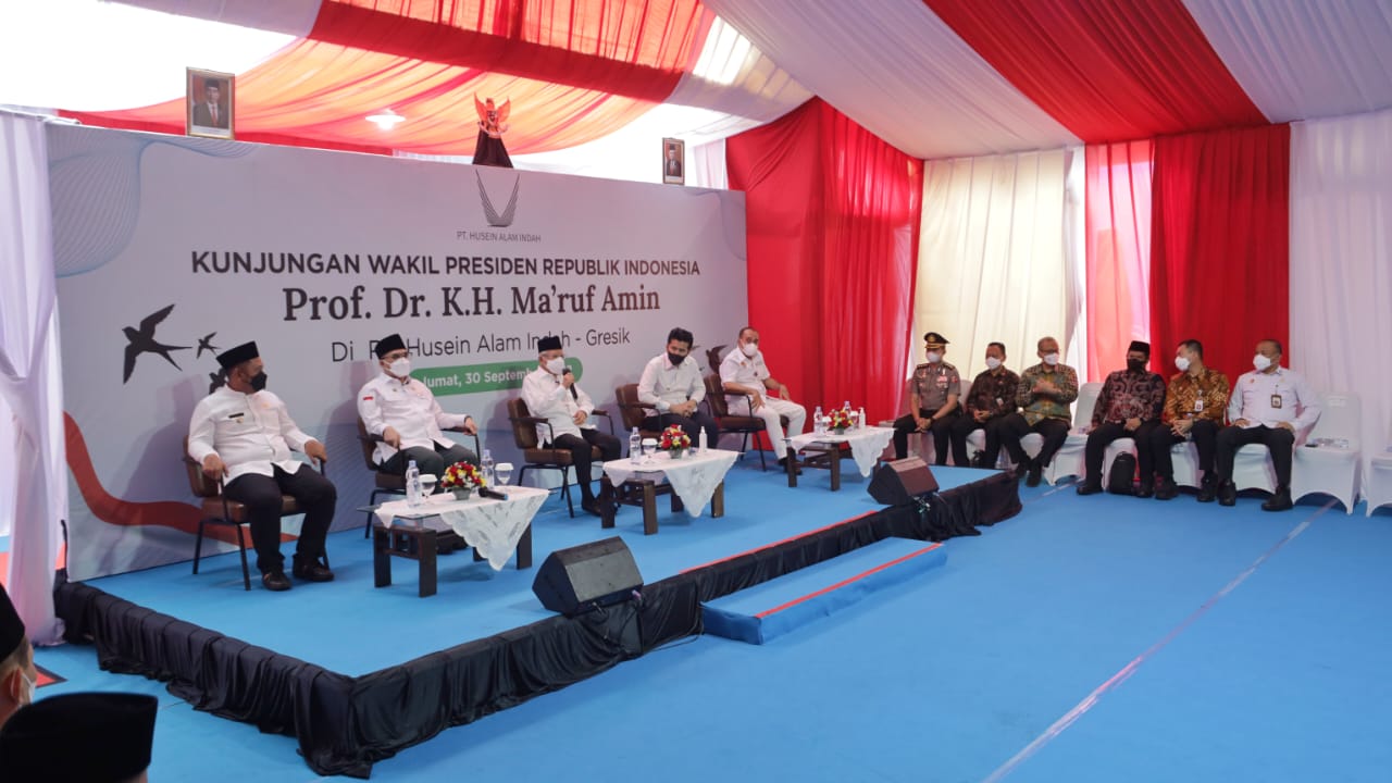 TNI - Polri Amankan Kunjungan Wapres di Gresik, Kapolres Gresik : Alhamdulilah Lancar