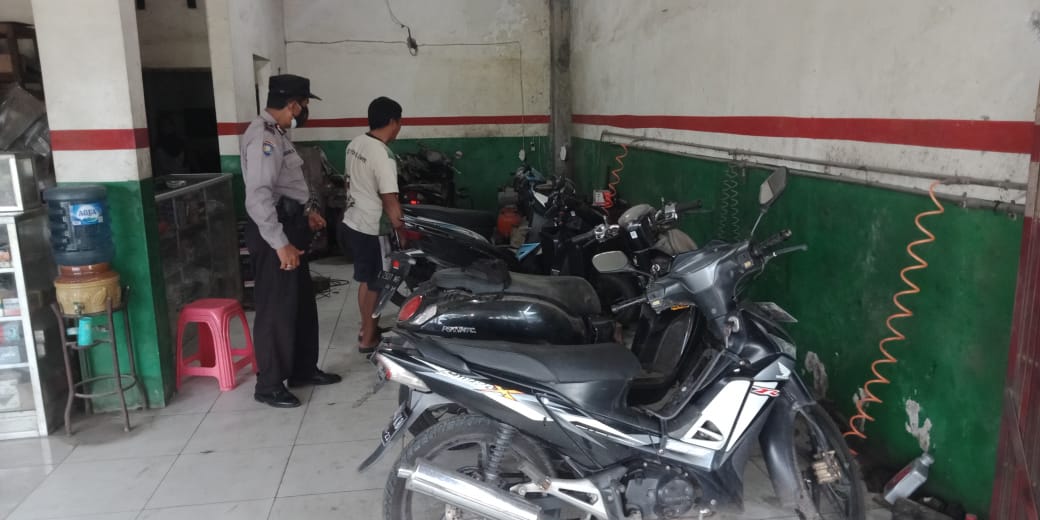 Polisi Gresik Sambangi Bengkel Ingatkan Tak Layani Pemasangan Knalpot Brong