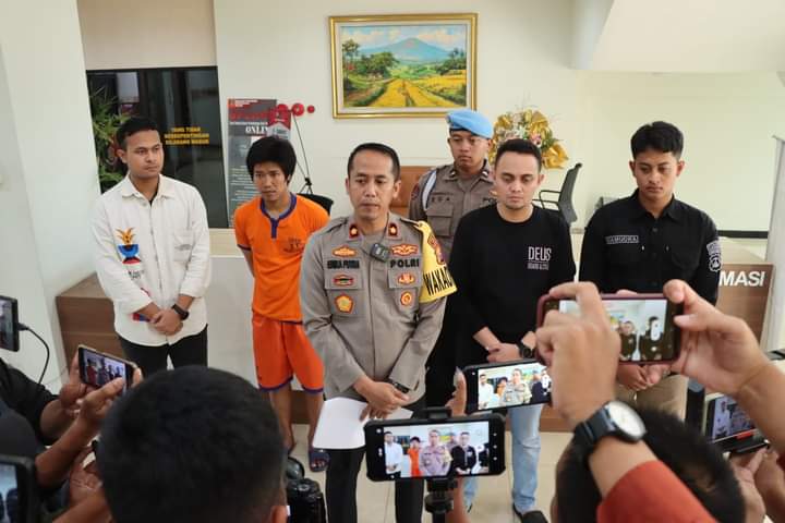 Kurang dari 24 jam, Polres Gresik Gercep Menangkap Pria Bunuh Anak Kandung