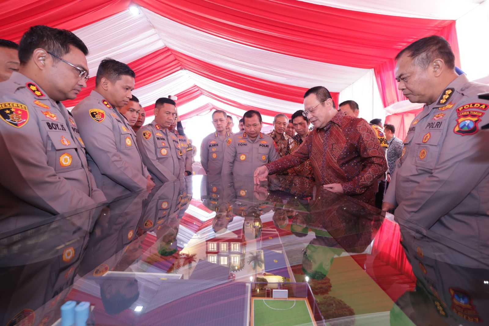 Kapolda Jatim Groundbreaking Pembangunan Polres Kawasan di KEK JIIPE Gresik