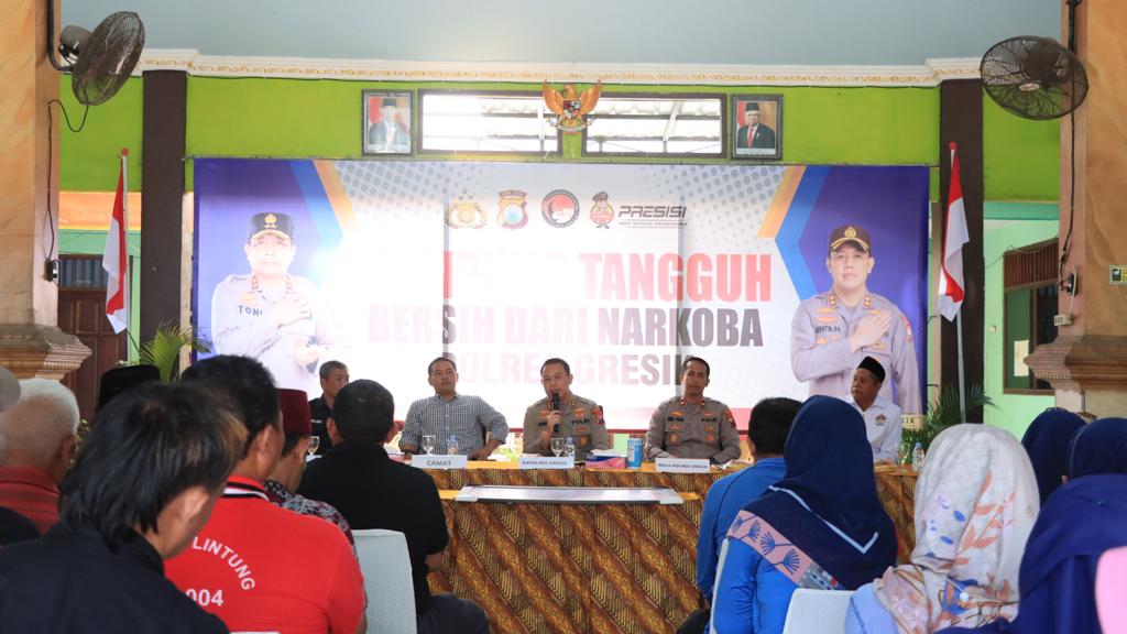Perangi Peredaran Narkoba, Polres Gresik Bentuk Kampung Tangguh Bersih Narkoba