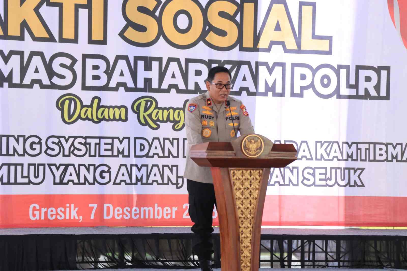 Bhakti Sosial Korbinmas Baharkam Polri di Kabupaten Gresik