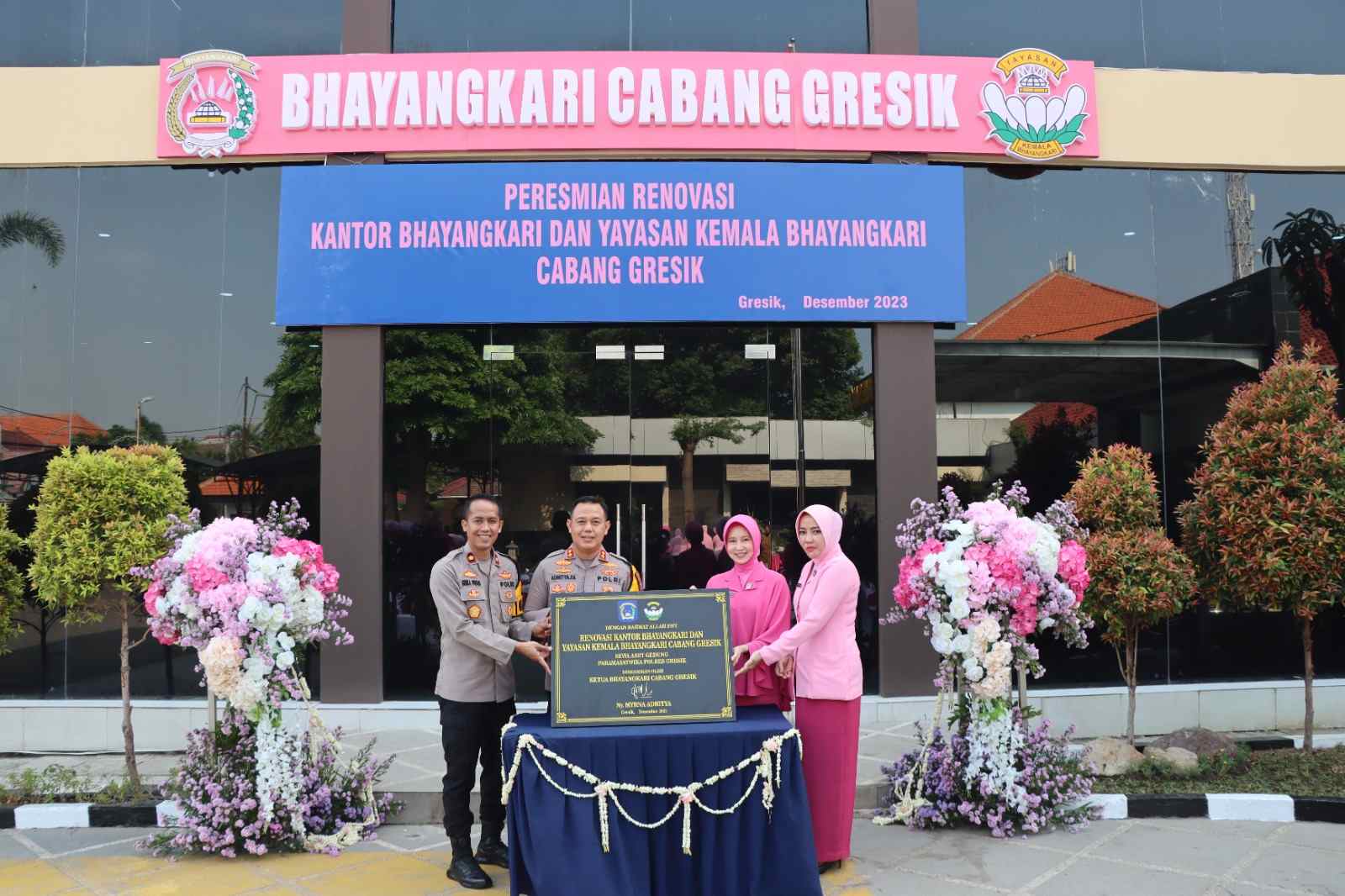 Peresmian Renovasi Kantor Bhayangkari Cabang Gresik