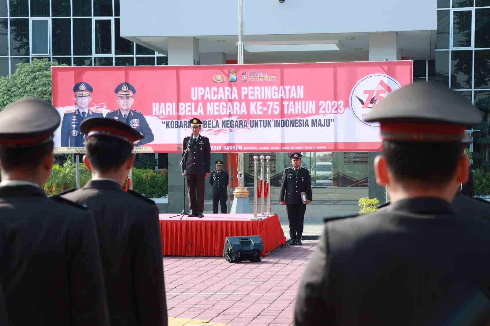 Polres Gresik Peringati Hari Bela Negara Ke 75