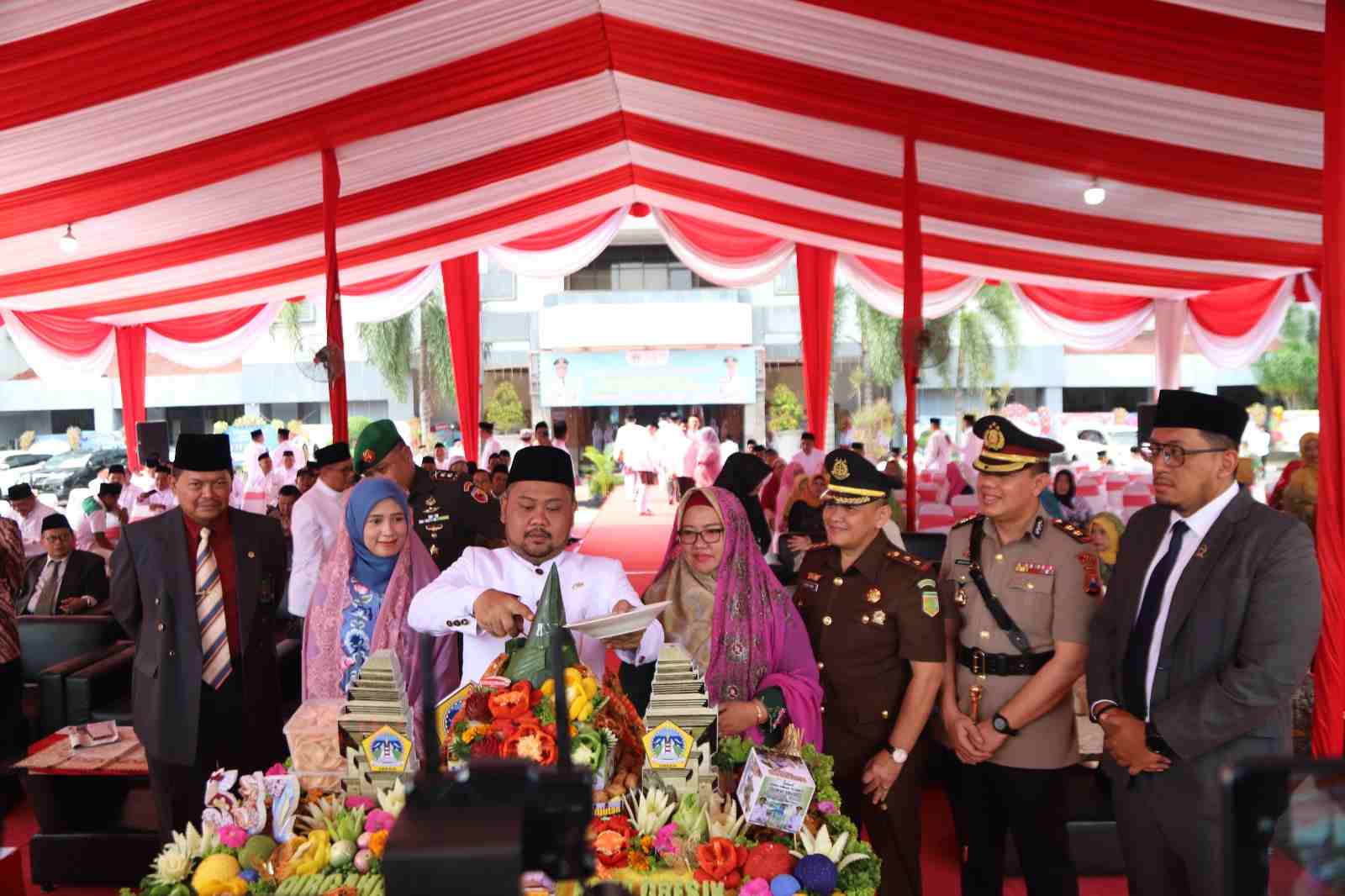 Kapolres Gresik Hadiri Peringatan Hari Ulang Tahun Pemkab Gresik ke 50