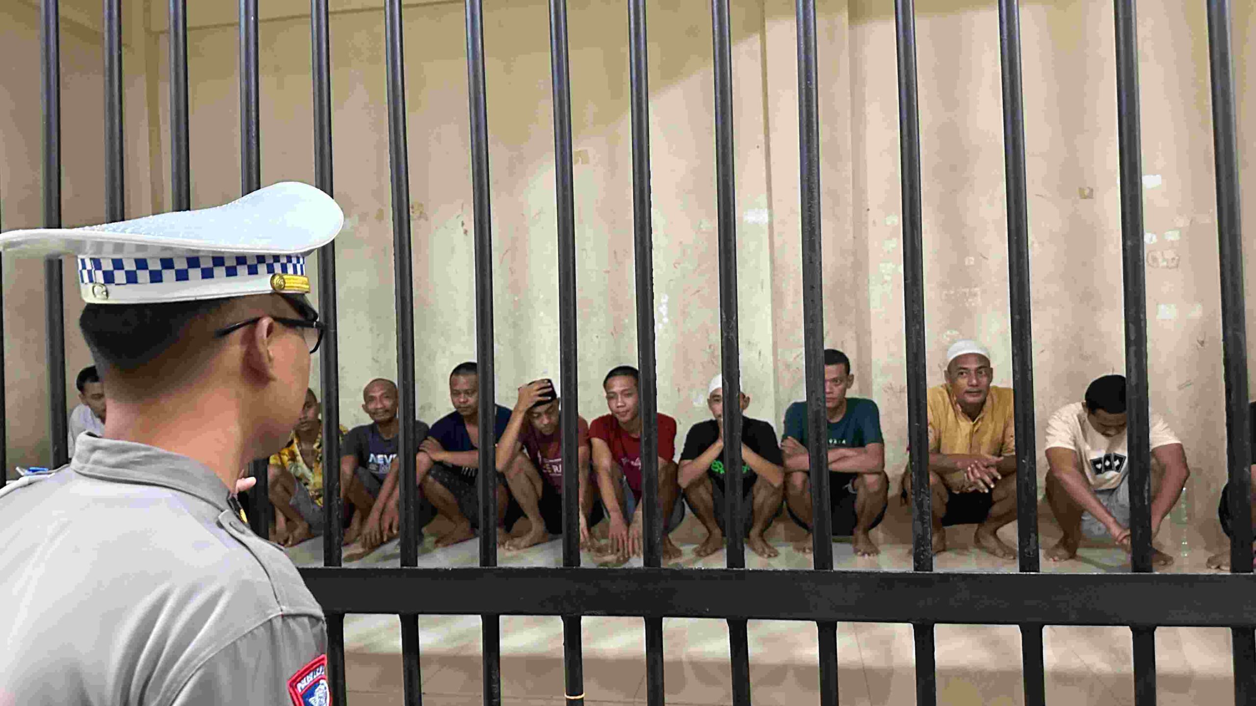 Polres Gresik Lakukan Pengecekan Ruang Tahanan Secara Masif di Hari Raya Nyepi