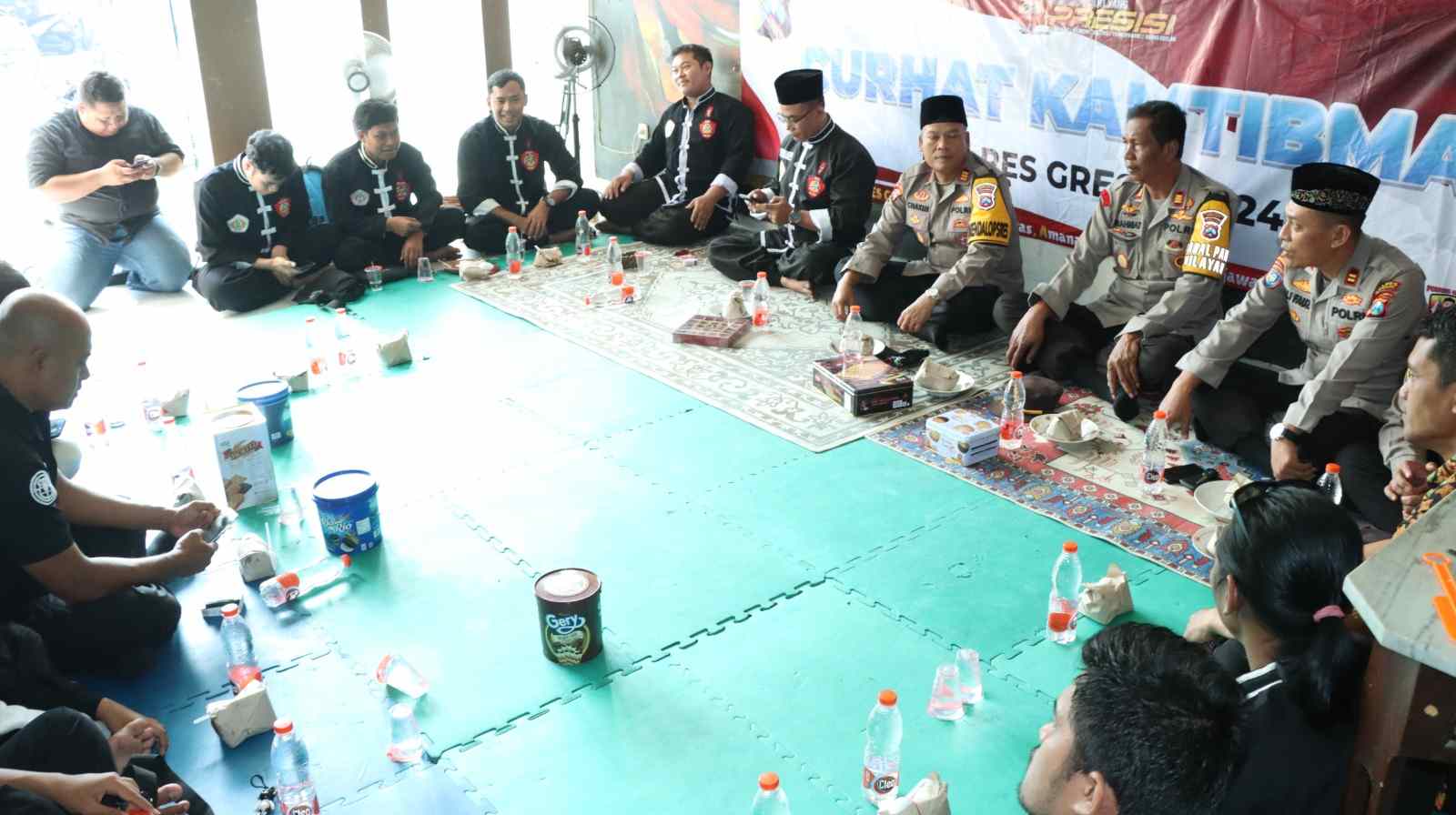 Jum'at Curhat Polres Gresik Bersama Perguruan Pencak Silat Kera Sakti