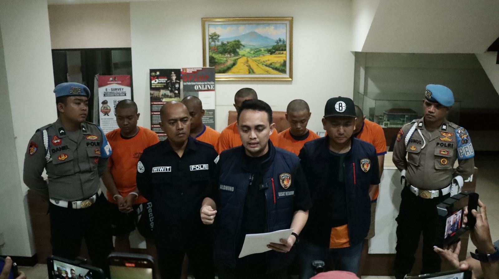 Satreskrim Polres Gresik Tangkap Komplotan Pesilat Keroyok Pemuda Sidoarjo di Driyorejo