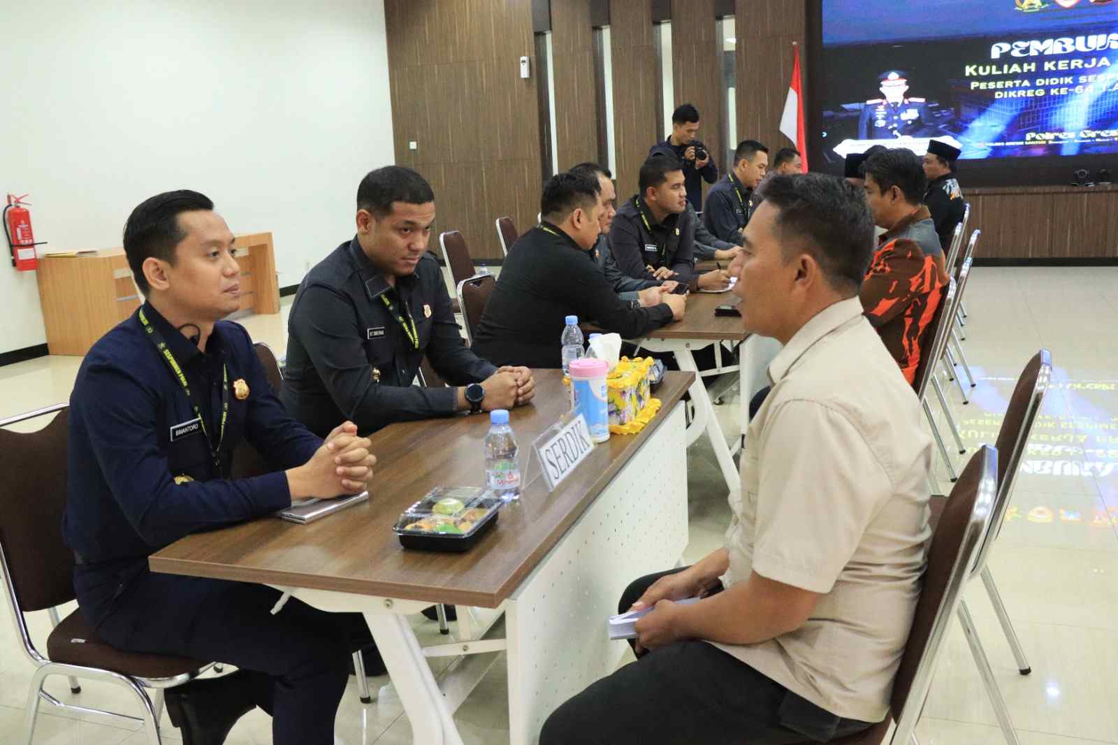 Polres Gresik Sambut Peserta Didik Sespimmen Polri Dikreg Ke 64 Tahun 2024 