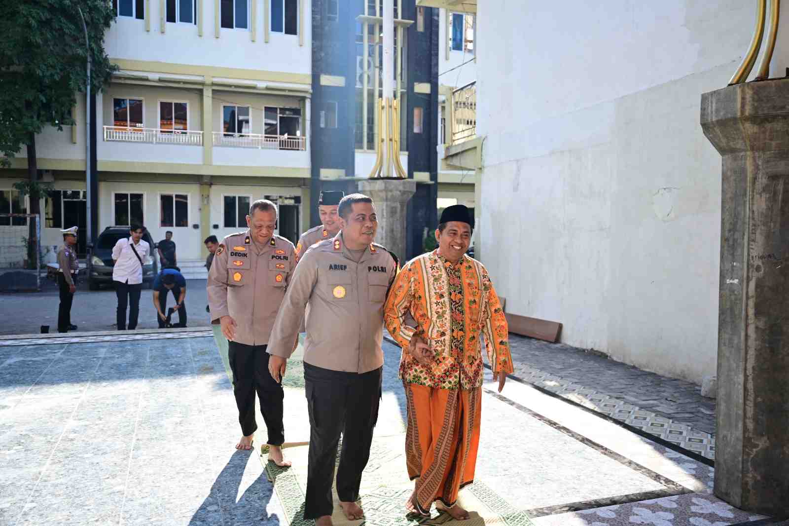 Silaturahmi Kapolres Gresik Jalin Kemitraan bersama Pondok Pesantren Darul Ihsan Menganti