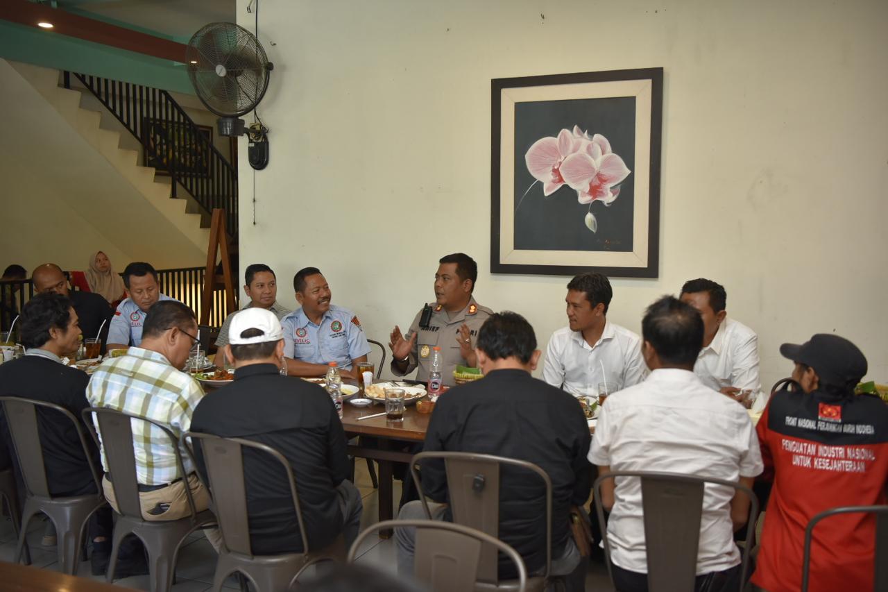 Silaturahmi Harmonis Polres Gresik bersama Serikat Pekerja Gresik