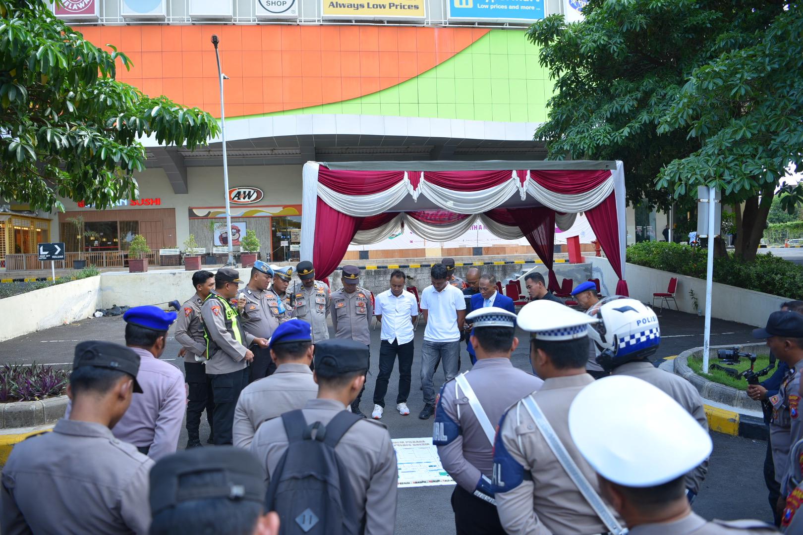 Polres Gresik Gelar Pengamanan Debat Publik Pilbup 2024 di Kabupaten Gresik