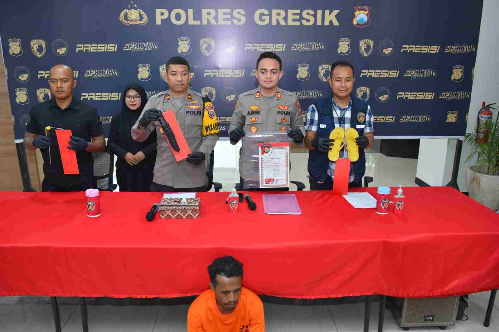 Uber Pelaku ke Demak, Polres Gresik Ungkap Kasus Suami Bunuh Istri di Driyorejo Gresik
