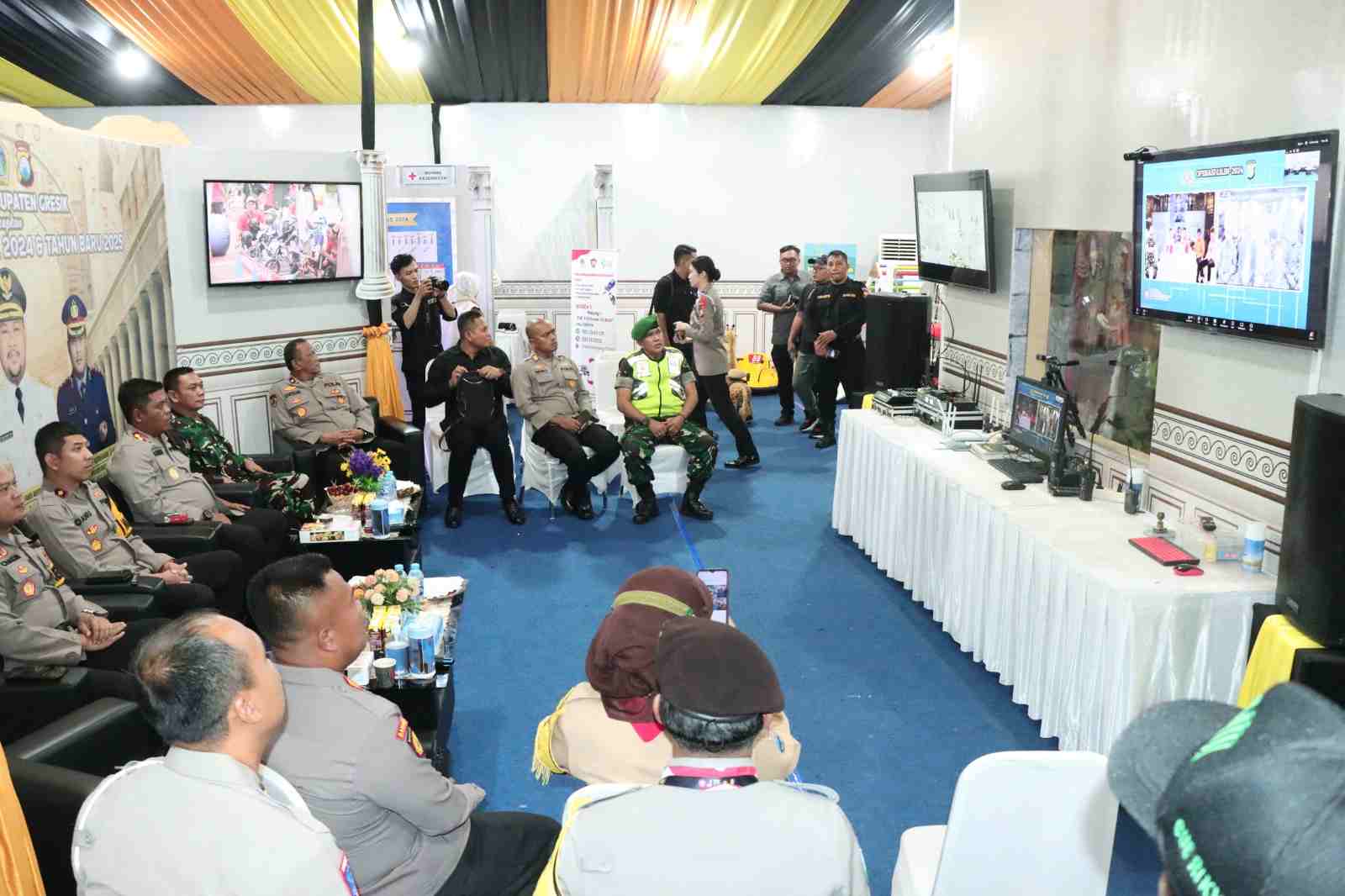 Pergantian Malam Tahun Baru 2025 di Kabupaten Gresik Berlangsung Kondusif