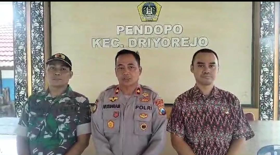 Polsek Driyorejo Pastikan Pengamanan Malam Tahun Baru 2025 Berjalan Aman dan Kondusif