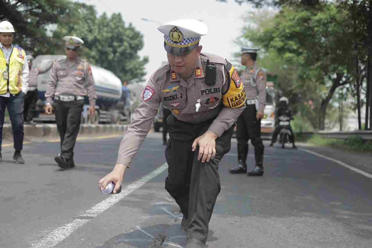 Jelang Libur Lebaran 2025, Satlantas Polres Gresik Survey Jalur Blackspot dan Trouble Spot.