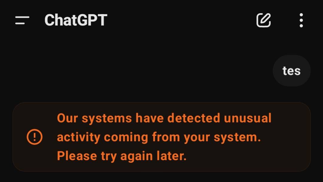 Muncul Our Systems Have Detected Unusual Activity from Your System ChatGPT, Begini Solusinya