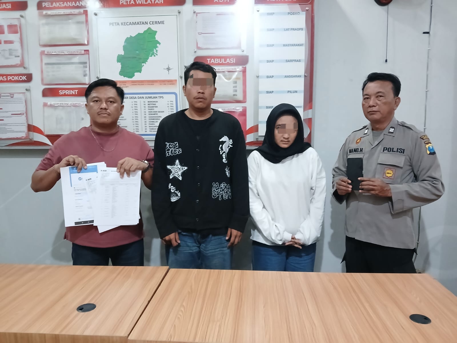 Polsek Cerme Ungkap Kasus Penipuan Modus Jomblo di Medsos, Kerugian Korban capai 47 Juta