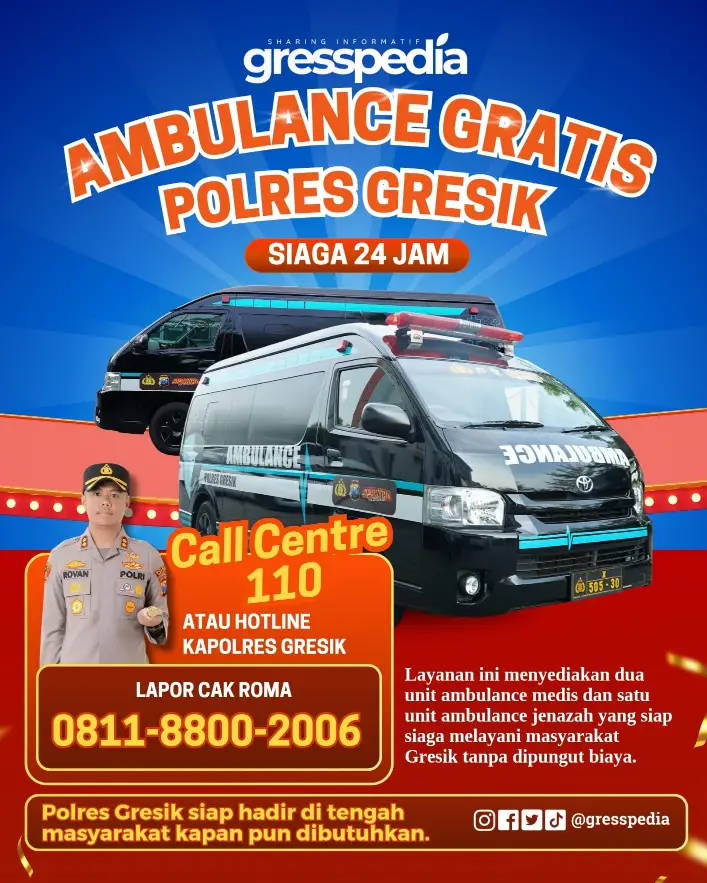 Ambulan gratis polres gresik