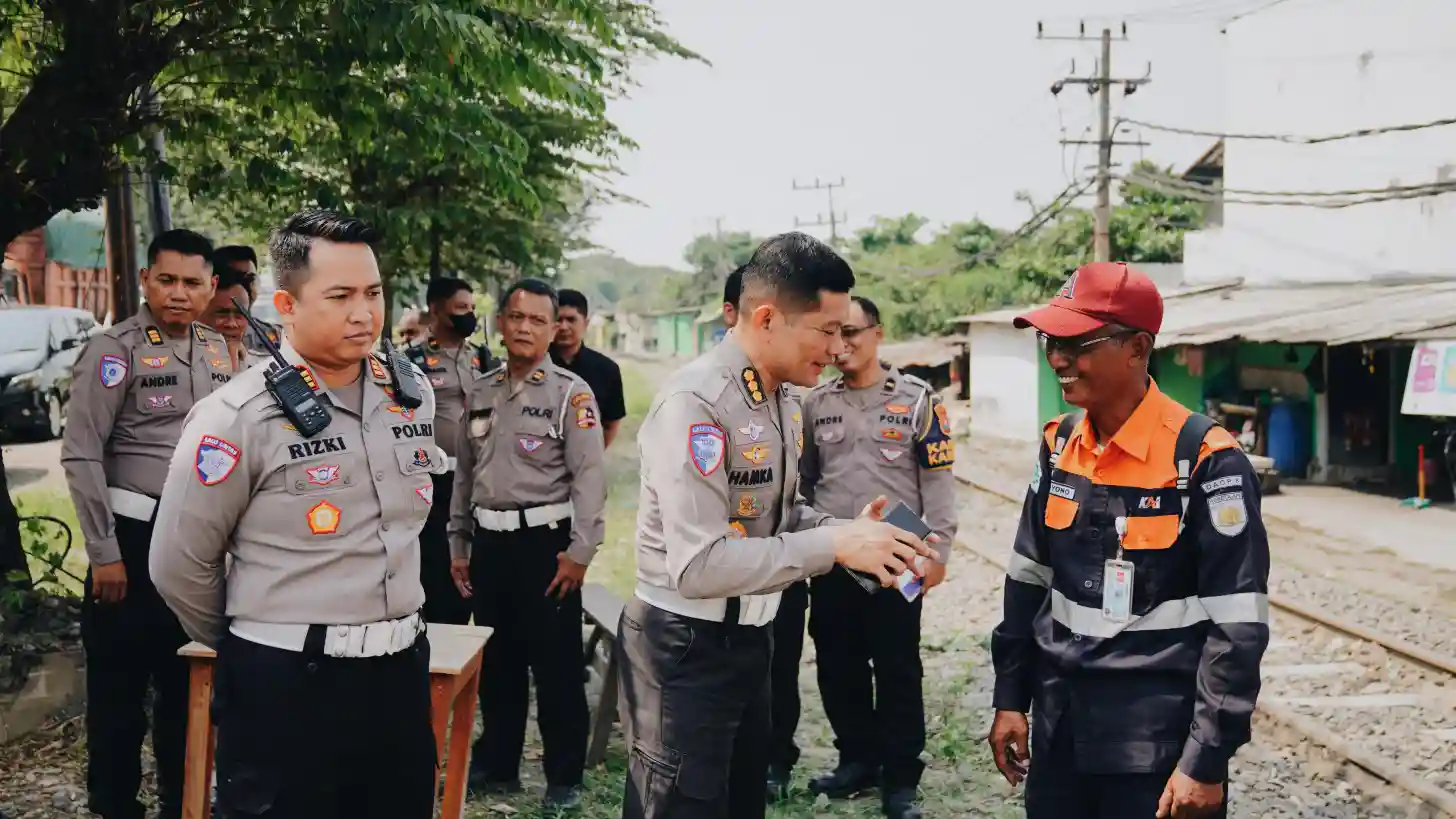Wujudkan Kawasan Berkeselamatan Bersama Korlantas Polri, Sat lantas Polres Gresik Gelar FGD Perlintasan Sebidang