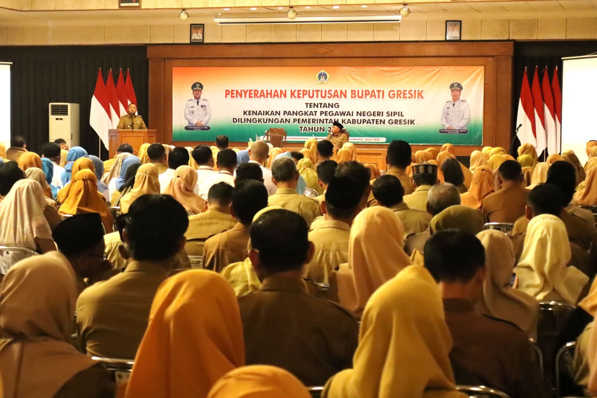 414 ASN Gresik Naik Pangkat, Bupati Yani: Prioritaskan Talenta dan Kinerja