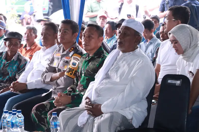 Kapolres Gresik AKBP Rovan Richard Mahenu Dukung Sinergi Pemerintah dan BUMN dalam Rembuk Tani Bersama PT Pupuk Indonesia