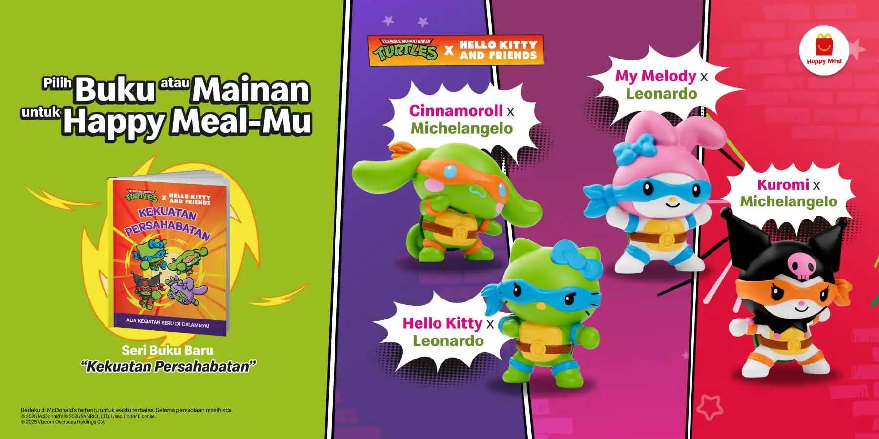 Promo Happy Meals November 2025 ada Happy Meal ATMNT x Hello Kitty