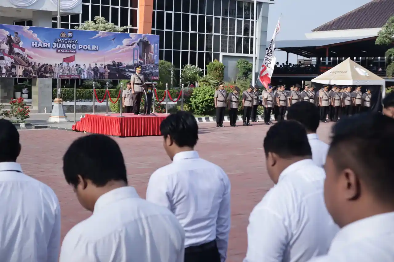 Peringati Hari Juang Polri 2026, Polres Gresik Kobarkan Semangat Perjuangan dan Pengabdian